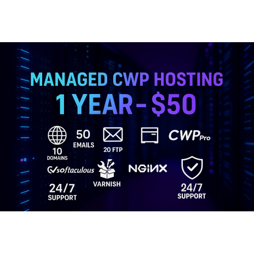 CWP Web Hosting – Yearly